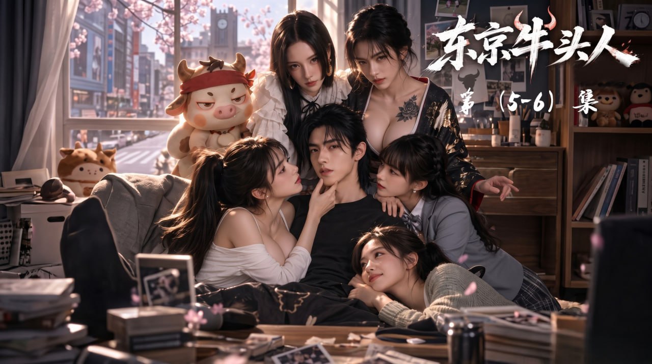 AI擦边短剧:东京牛头人 《AI擦边短剧:东京牛头人》短剧封面