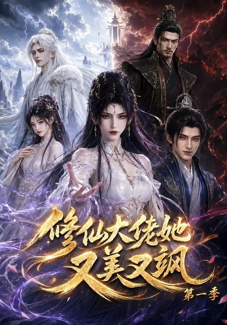 《修仙大佬她又美又飒第一季(65集)(夸克网盘)》短剧封面