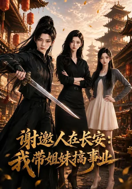 《谢邀人在长安:我带姐妹搞事业(89集)(夸克网盘)》短剧封面