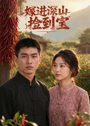 《嫁进深山捡到宝(60集)AI短剧(夸克网盘)》短剧封面