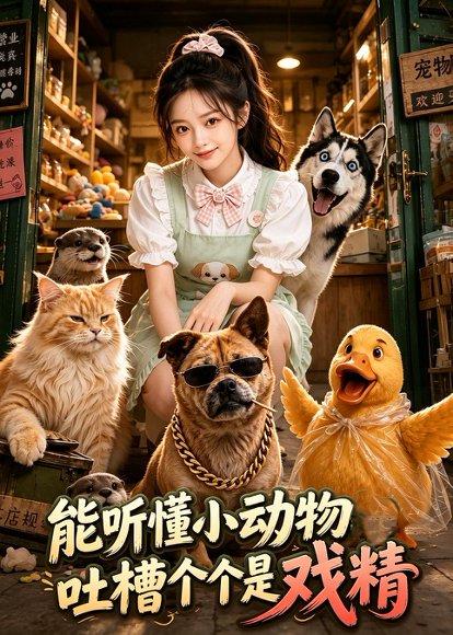 《能听懂小动物吐槽个个是戏精（38集）（百度网盘）》短剧封面