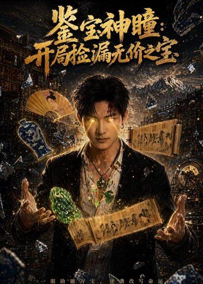 《鉴宝神瞳:开局捡漏无价之宝(59集)AI短剧(百度网盘)》短剧封面