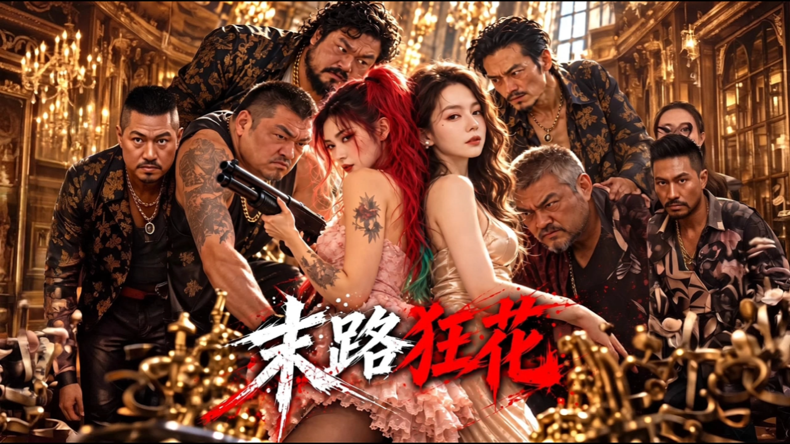 AI擦边短剧:末路狂花 《AI擦边短剧:末路狂花》短剧封面