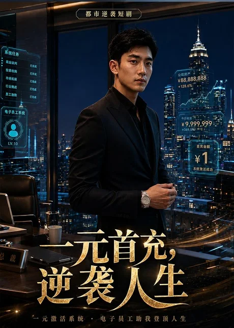一元首充:逆袭人生 《一元首充:逆袭人生》短剧封面