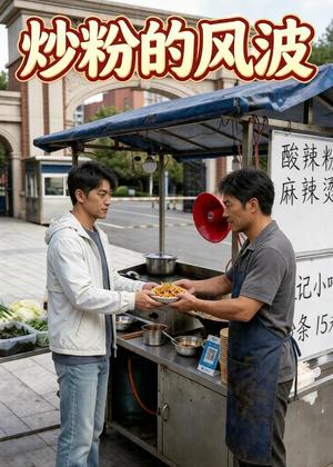 《炒粉的风波(34集)Ai短剧(夸克网盘)》短剧封面