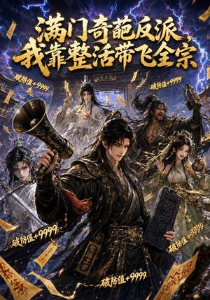 《满门奇葩反派,我靠整活带飞全宗 (72集)(夸克网盘)》短剧封面