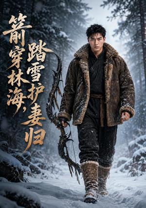 《箭穿林海,踏雪护妻归(49集)AI短剧(夸克网盘)》短剧封面