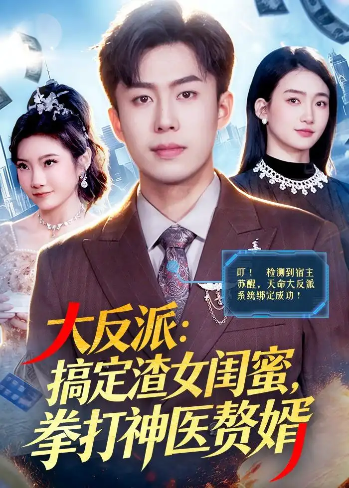 大反派:搞定渣女闺蜜,拳打神医赘婿 《大反派:搞定渣女闺蜜,拳打神医赘婿》短剧封面
