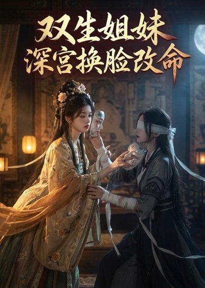 《双生姐妹深宫换脸改命（34集）Ai短剧（百度网盘）》短剧封面