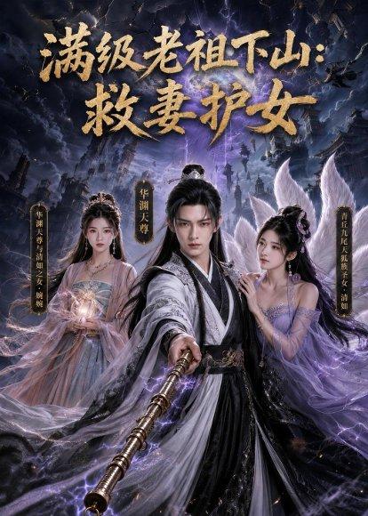 《满级老祖下山:救妻护女(81集)(百度网盘)》短剧封面