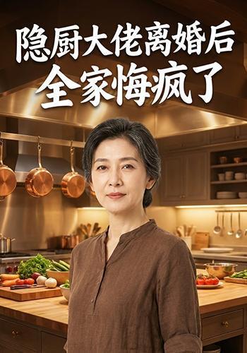 《隐厨大佬离婚后全家悔疯了(37集)AI短剧(百度网盘)》短剧封面