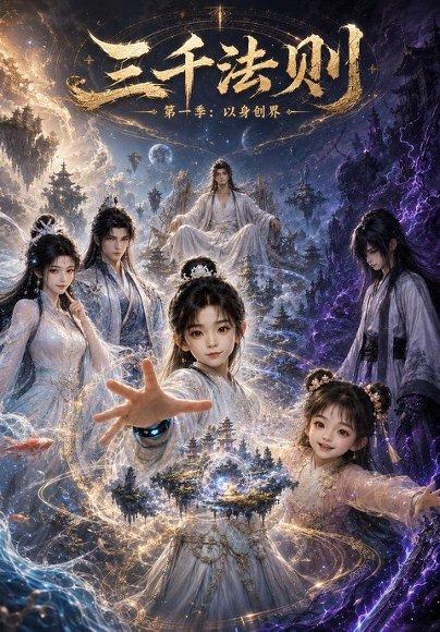 《三千法则第一季,以身创界(90集)(百度网盘)》短剧封面
