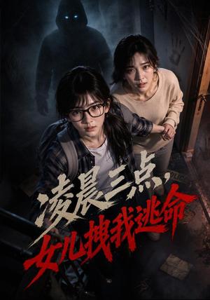 《凌晨三点，女儿拽我逃命（44集）AI短剧（夸克网盘）》短剧封面