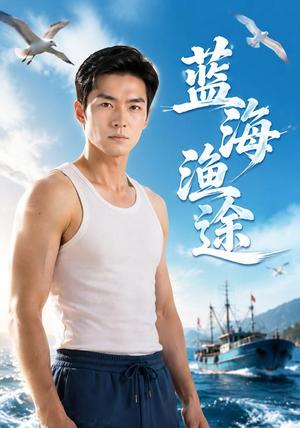 《蓝海渔途(43集)AI短剧(夸克网盘)》短剧封面