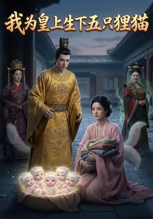 《我为皇上生下五只狸猫（25集）（夸克网盘）》短剧封面
