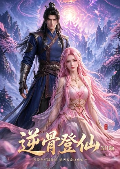 《逆骨登仙3D版(51集)(百度网盘)》短剧封面