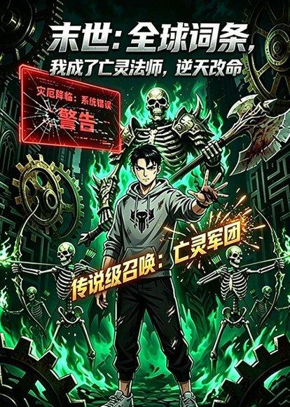 《末世:全球词条,我成了亡灵法师,逆天改命(25集)动漫(百度网盘)》短剧封面
