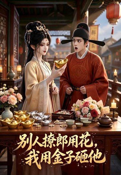 《别人撩郎用花,我用金子砸他(49集)(百度网盘)》短剧封面