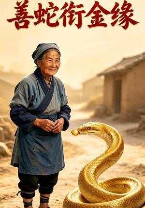 《善蛇衔金缘(30集)AI短剧(夸克网盘)》短剧封面
