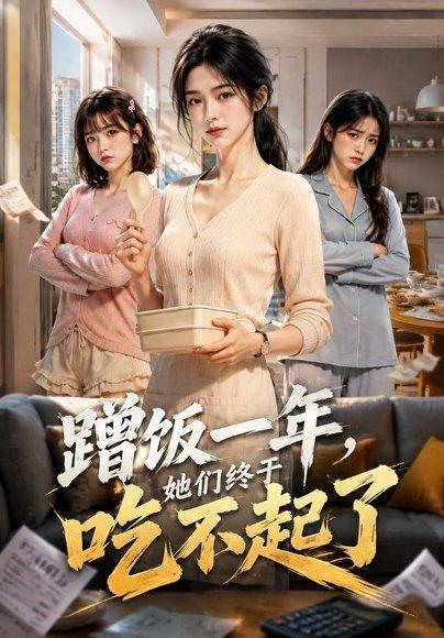 《蹭饭一年,她们终于吃不起了(32集)Ai短剧(百度网盘)》短剧封面