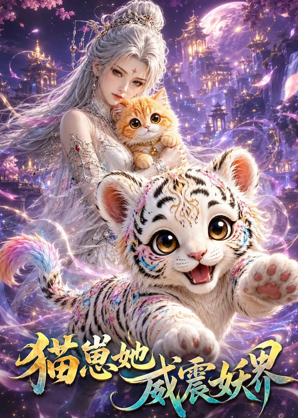 猫崽她威震妖界 《猫崽她威震妖界》短剧封面