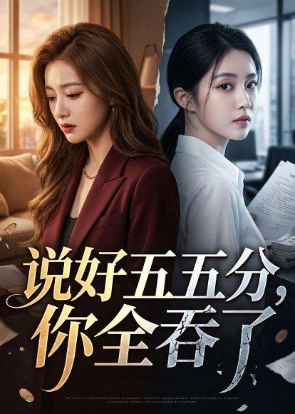 《说好五五分，你全吞了（21集）Ai短剧（百度网盘）》短剧封面