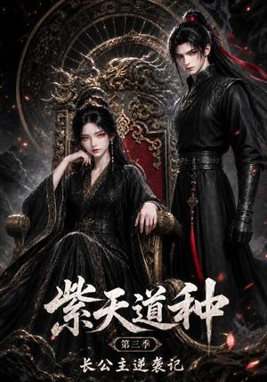 《紫天道种长公主逆袭记第三季（55集）（夸克网盘）》短剧封面