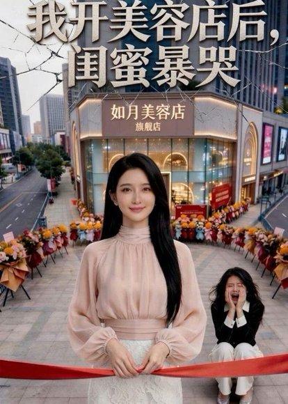 《我开美容店后,闺蜜暴哭(45集)Ai短剧(百度网盘)》短剧封面
