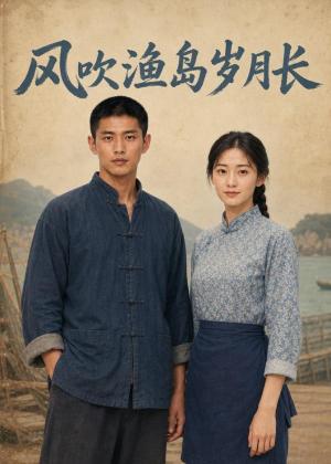《风吹渔岛岁月长(32集)AI短剧(夸克网盘)》短剧封面