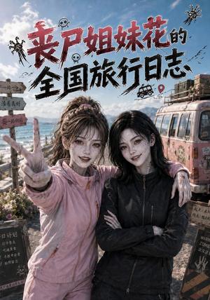 《丧尸姐妹花的全国旅行日志（35集）AI短剧（夸克网盘）》短剧封面