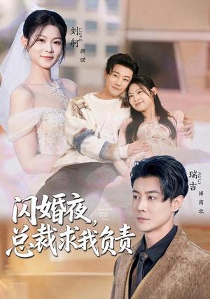 《闪婚夜，总裁求我负责（80集）刘舸＆瑞吉（1080P）（夸克网盘）》短剧封面