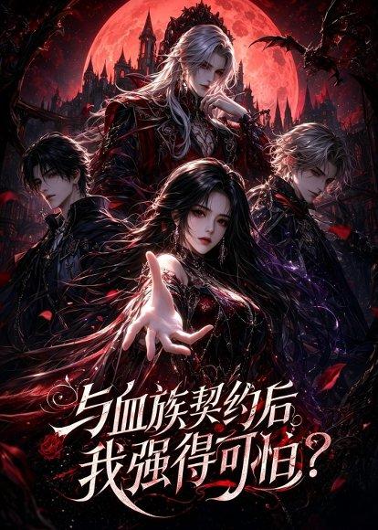 《与血族契约后，我强得可怕？（70集）（百度网盘）》短剧封面