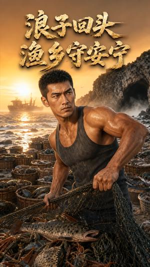 《浪子回头,渔乡守安宁(71集)(夸克网盘)》短剧封面