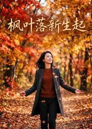 《枫叶落新生起(49集)AI短剧(夸克网盘)》短剧封面