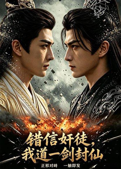 《错信奸徒,我道一剑封仙(80集)AI短剧(百度网盘)》短剧封面