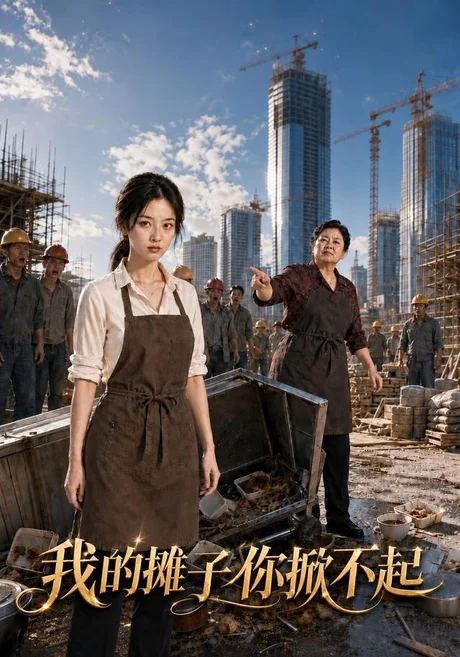 《我的摊子你掀不起(58集)AI短剧(夸克网盘)》短剧封面