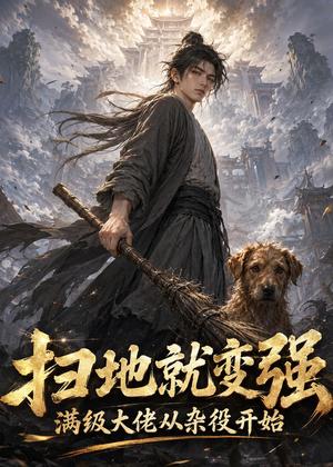 《扫地就变强:满级大佬从杂役开始(58集)AI短剧(夸克网盘)》短剧封面