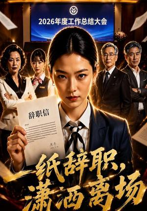 《一纸辞职，潇洒离场（60集）AI短剧（夸克网盘）》短剧封面