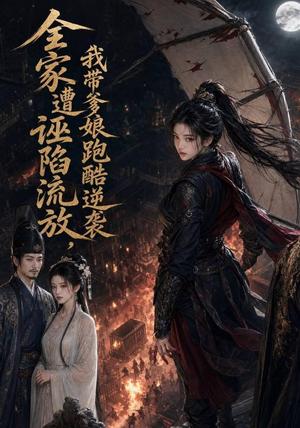 《全家遭诬陷流放，我带爹娘跑酷逆袭（44集）（夸克网盘）》短剧封面