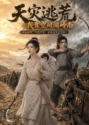 《天灾逃荒:我靠空间闯岭南(55集)AI短剧(夸克网盘)》短剧封面