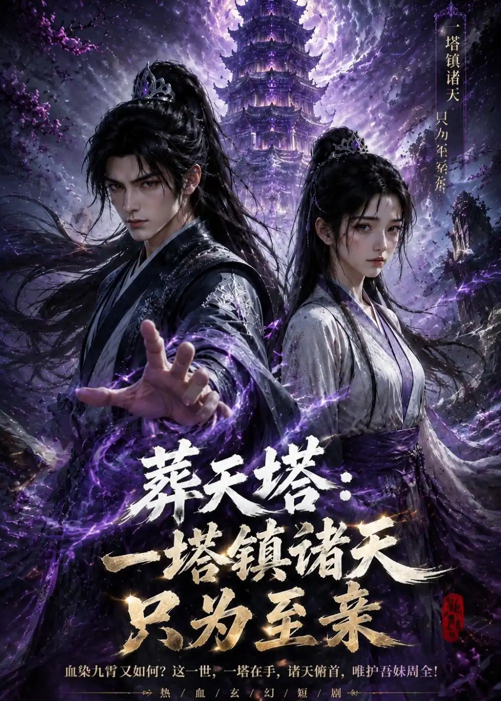 葬天塔:一塔镇诸天只为至亲 《葬天塔:一塔镇诸天只为至亲》短剧封面