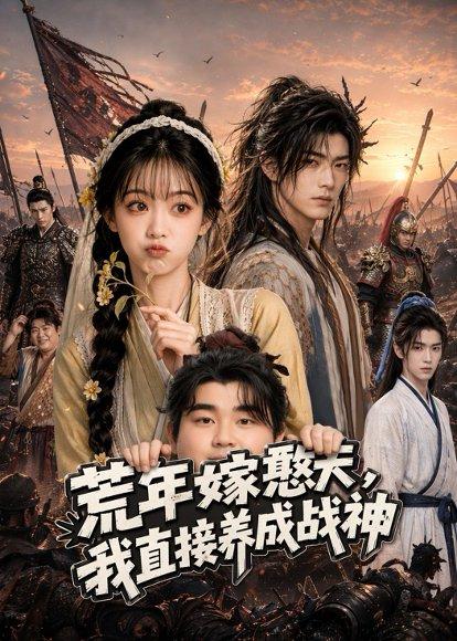 《荒年嫁憨夫,我直接养成战神(33集)(百度网盘)》短剧封面