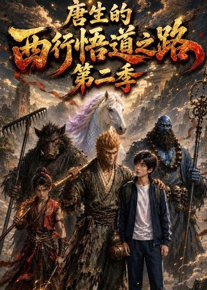 《唐生的西行悟道之路第二季(53集)AI短剧(百度网盘)》短剧封面