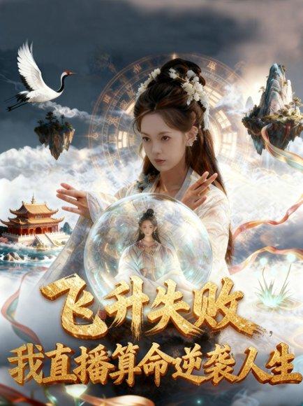 《飞升失败我直播算命逆袭人生&飞升失败我直播算命爆火了（70集）柳颖&戴金麟》短剧封面