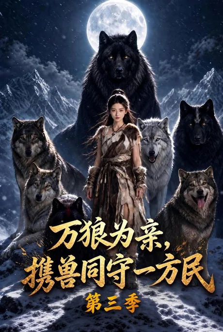 《万狼为亲，携兽同守一方民第三季（104集）（夸克网盘）》短剧封面