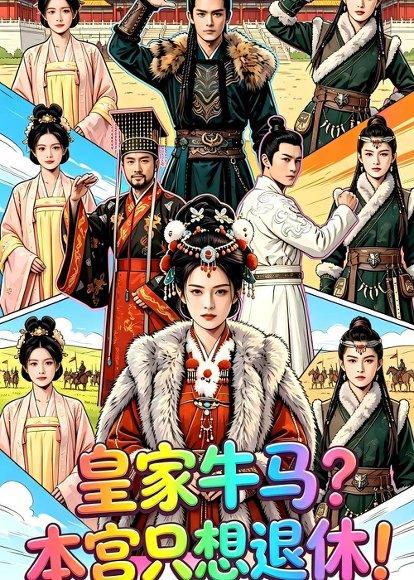 《皇家牛马,本宫只想退休(48集)(百度网盘)》短剧封面