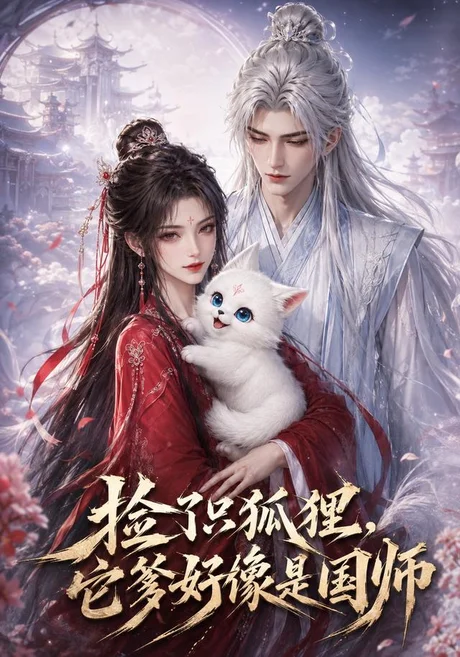 《捡了只小狐狸,它爹好像是国师(208集)(夸克网盘)》短剧封面