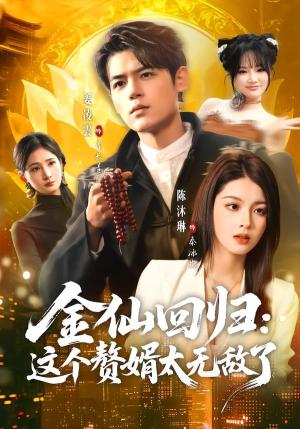 《金仙回归：这个赘婿太无敌了（76集）姜凌雲＆陈沐琳（夸克网盘）》短剧封面