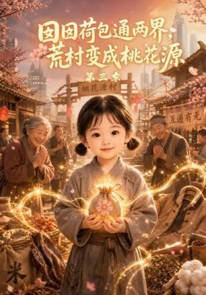 《囡囡荷包通两界,荒村变成桃花源第三季(82集)(夸克网盘)》短剧封面