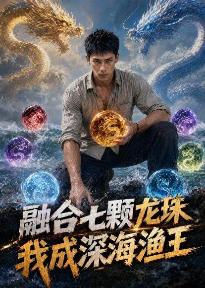 《融合七颗龙珠,我成深海渔王(53集)AI短剧(百度网盘)》短剧封面